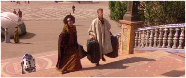 In barba ai contribuenti, la senatrice Amidala usa la scorta come facchinaggio